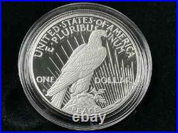4 Coin Set 2023 Morgan & Peace Silver Dollars Unc & Proof OGP BOX COA. 9999