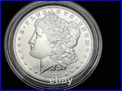 4 Coin Set 2023 Morgan & Peace Silver Dollars Unc & Proof OGP BOX COA. 9999