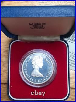 4x 1977 Silver Jubilee Crown. 925 Silver Proof Coins-Different Royal Mint Issues