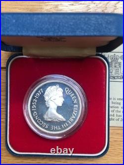4x 1977 Silver Jubilee Crown. 925 Silver Proof Coins-Different Royal Mint Issues