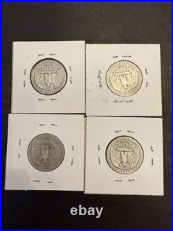 50 United States Silver Quarters + 2 Proof Quarters (52 Coin Lot) Comes With Box