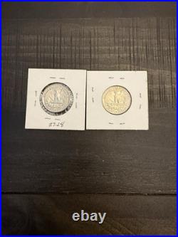 50 United States Silver Quarters + 2 Proof Quarters (52 Coin Lot) Comes With Box