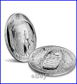 5 COINS SEALED IN BOX 2019 Apollo 11 50th Anniversary 5 oz Proof Silver 19CH