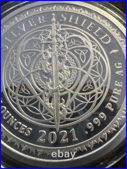5 Oz Silver Proof 2021 Nataraja Dollar Round with COA And Display Box 175/666 5 Oz Silver Proof 2021 Nataraja Dollar Round with COA And Display Box 175/666