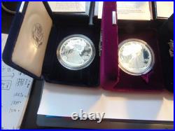 5 Proof Silver Eagles Box