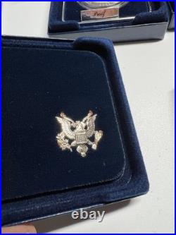 5 Sets- 2008 Bald Eagle Commemorative Silver Proof Dollar, Ea3 Us Mint, Box+coa