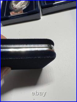 5 Sets- 2008 Bald Eagle Commemorative Silver Proof Dollar, Ea3 Us Mint, Box+coa