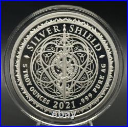 5 oz silver proof Petro Yuan 2021.999 Pure Fine COA Box Silver Shield Dragons 5 oz silver proof Petro Yuan 2021.999 Pure Fine COA Box Silver Shield Dragons