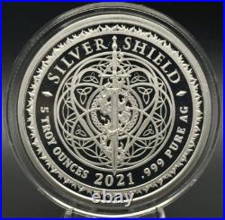 5 oz silver proof Petro Yuan 2021.999 Pure Fine COA Box Silver Shield Dragons 5 oz silver proof Petro Yuan 2021.999 Pure Fine COA Box Silver Shield Dragons