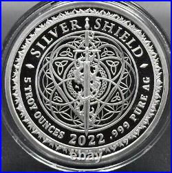 5 oz silver proof Yin Yang 2022.999 Pure COA Box Silver Shield SSG Asia Limited