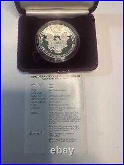 89-91,93,98 American Eagle Proof Coins. All Boxes, Display And COA 89-91,93,98 American Eagle Proof Coins. All Boxes, Display And COA