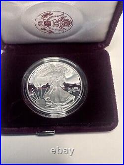 89-91,93,98 American Eagle Proof Coins. All Boxes, Display And COA 89-91,93,98 American Eagle Proof Coins. All Boxes, Display And COA