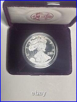 89-91,93,98 American Eagle Proof Coins. All Boxes, Display And COA 89-91,93,98 American Eagle Proof Coins. All Boxes, Display And COA