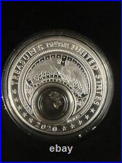 ALABAMA METEORITE #/500 COA MINT BOX 1 OZ SILVER Treasures of the US MESA GRANDE
