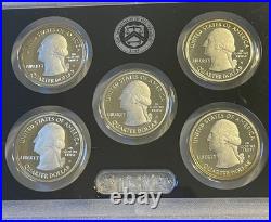 ATB. 2015 S SILVER proof quarters. No Box or Coa. In original plastic sleeve