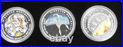 AUSTRALIA 2009 5-Coin 1 oz x 5 Silver'Discover Australia' Proof Set Wooden Box