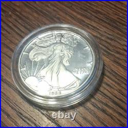 American Eagle 1988 Proof Silver $1 Coin San Francisco Mint with Box & Certificate