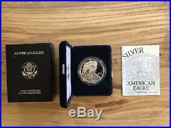 American Eagle 1994-P Silver One Dollar Bullion 1oz. Proof with CoA & Box