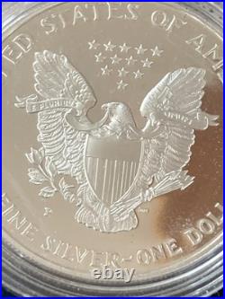 American Eagle 1996 $1 Silver Proof Coin with Original Box & Certificate