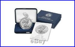 American Eagle 2019 One Ounce Silver Enhanced Reversed Proof Coin UNOPENED BOX