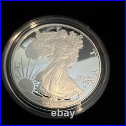 American Eagle 2023-W $1 silver proof coin (Box + CoA)