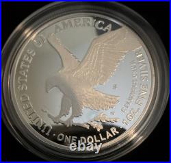 American Eagle 2023-W $1 silver proof coin (Box + CoA)