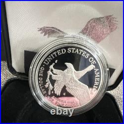American Eagle 2024 One Ounce Silver Proof Coin West Point withBox & COA