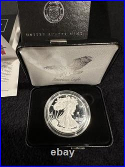 American Eagle 2026 Dual Date $1 Silver Proof- W Mint with Box & COA with OGP