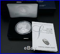American Proof Silver Eagle Lot 16 Box and Papers 1986 to 2019.999 1oz M1136