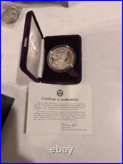 American Silver Eagle proof coin With Original Box And Certificate Of