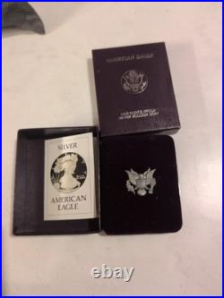 American Silver Eagle proof coin With Original Box And Certificate Of
