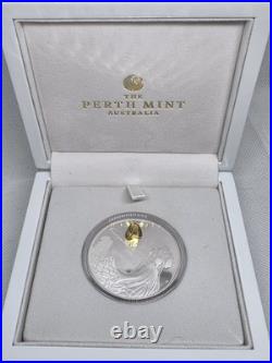 Australia 1 oz Silver Colorized Wedding Proof (Box). 999