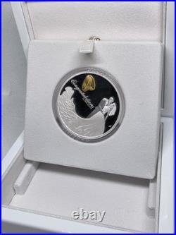 Australia 1 oz Silver Colorized Wedding Proof (Box). 999