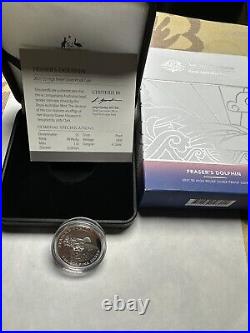 Australia 2021 Fraser's Dolphin 1 oz. 999 Silver $5 High Relief Proof Box & COA Australia 2021 Fraser's Dolphin 1 oz. 999 Silver $5 High Relief Proof Box & COA