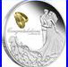 Australia 2022 WEDDING 1 OZ SILVER proof COIN with Crystal Embellishment Box GIFT