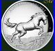 Australian Brumby Horse High Relief 2oz silver proof 2021 IN MINT BOX
