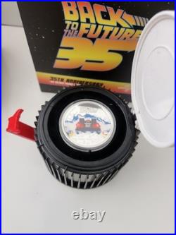 Back to the Future 1 oz Silver Proof Coin with Mr Fusion Display Box and COA NIB Back to the Future 1 oz Silver Proof Coin with Mr Fusion Display Box and COA NIB