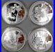 Beijing 2008 Olympic Coins Series I Silver Proof Set with Box & COA-OGP
