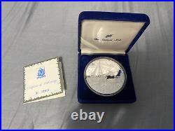 Bermuda 1987 5 Oz Silver Proof Coin Sea Venture Wreck with Box and COA