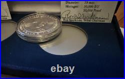 Box Set 2 2002 Shawnee Tribe Chief Tecumseh 1 Oz. 999 Silver Proof $1 Coin Box Set 2 2002 Shawnee Tribe Chief Tecumseh 1 Oz. 999 Silver Proof $1 Coin
