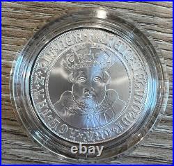 British Monarchs King Henry VIII 2023 Royal Mint 1oz Silver Proof Coin Box & Coa