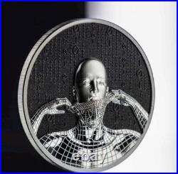 CIT Mint 2023 Cook Islands Second Skin UHR 1 oz Silver Proof withBox+COA