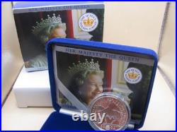 COINS 2002 UK Royal Mint Silver Proof Golden Jubilee Metric 1oz Crown Box COA