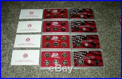 COMPLETE SET SILVER 90% PROOF SETS 109 TOTAL COINS 1999-2008 With COAs & BOXES