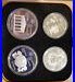 Canada 1976 4 pc Olympic Coins, Series 2, Gem Cameo Proof withWoodin Case