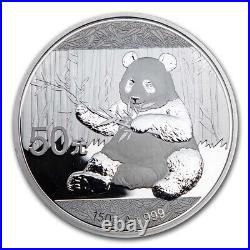 China 150 gram Silver Panda Proof (Random Year, withBox & COA)