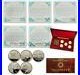 China 1992 Invention Discovery Silver Piedfort Proof Coin Set Box & COA SKU#7792