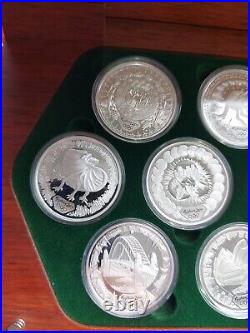 Coin Fine Silver Proof Sydney 2000 Olympic 16 x $5 Coin Series Australia Box Coa Coin Fine Silver Proof Sydney 2000 Olympic 16 x $5 Coin Series Australia Box Coa