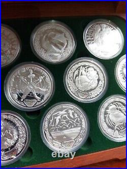Coin Fine Silver Proof Sydney 2000 Olympic 16 x $5 Coin Series Australia Box Coa Coin Fine Silver Proof Sydney 2000 Olympic 16 x $5 Coin Series Australia Box Coa