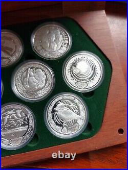 Coin Fine Silver Proof Sydney 2000 Olympic 16 x $5 Coin Series Australia Box Coa Coin Fine Silver Proof Sydney 2000 Olympic 16 x $5 Coin Series Australia Box Coa